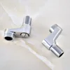 2Pcs Chrome Claw Foot Bathtub Shower Faucet Adjustable Adapter Swing Arms Wall Mount Replacement Part Bathroom Supplies Nba183 6