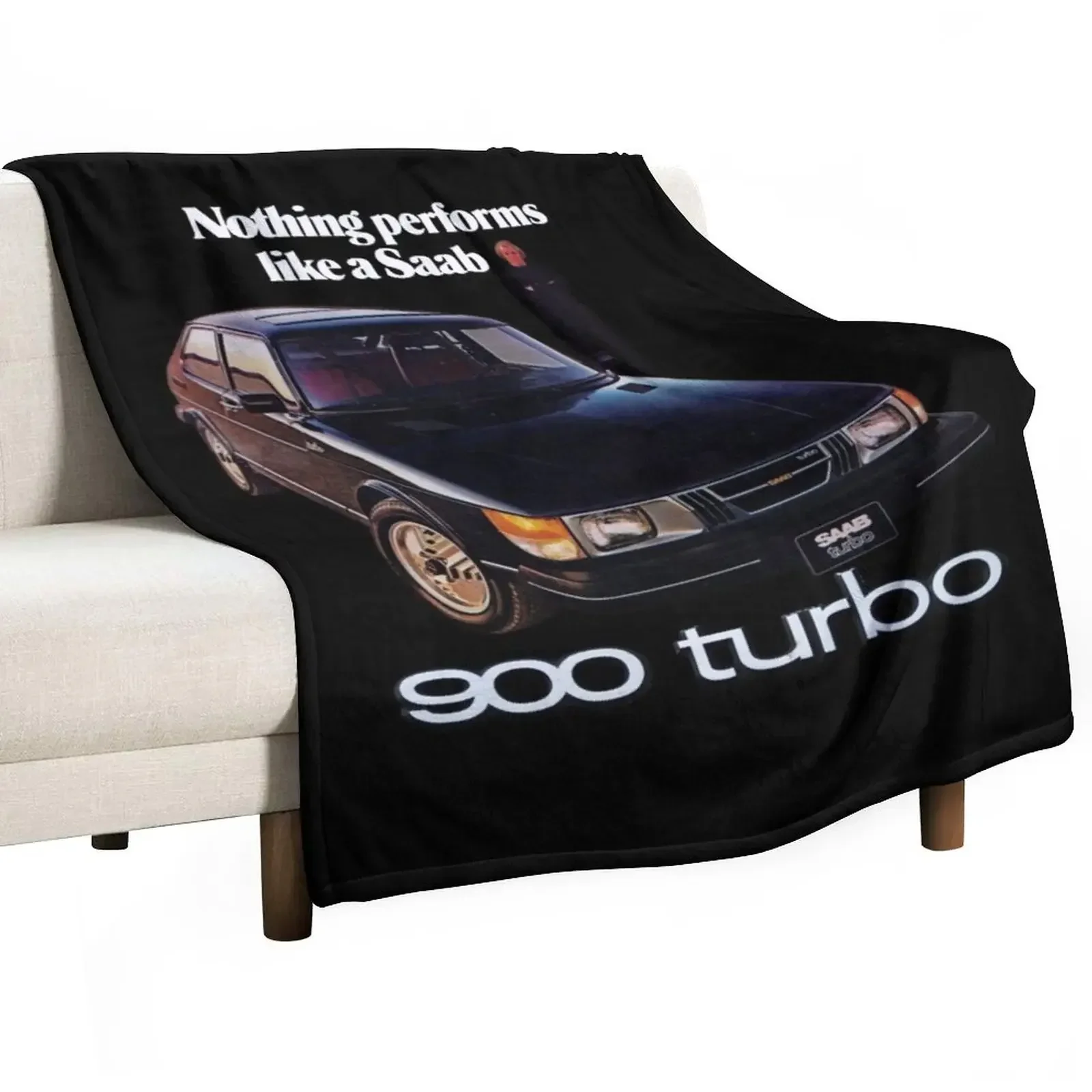 

SAAB 900 TURBO Throw Blanket for sofa For Decorative Sofa Blankets