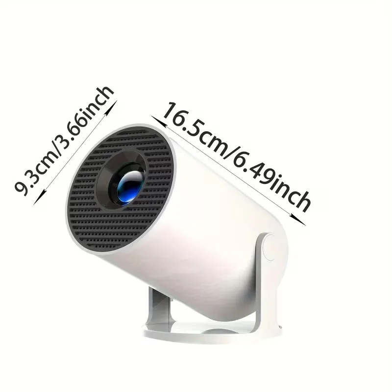 HY300 Wi-Fi 모바일 스크린 미러링 HD 스마트 4K 홈시어터 프로젝터, 거실용 자동 초점, 안드로이드 휴대용 프로젝터