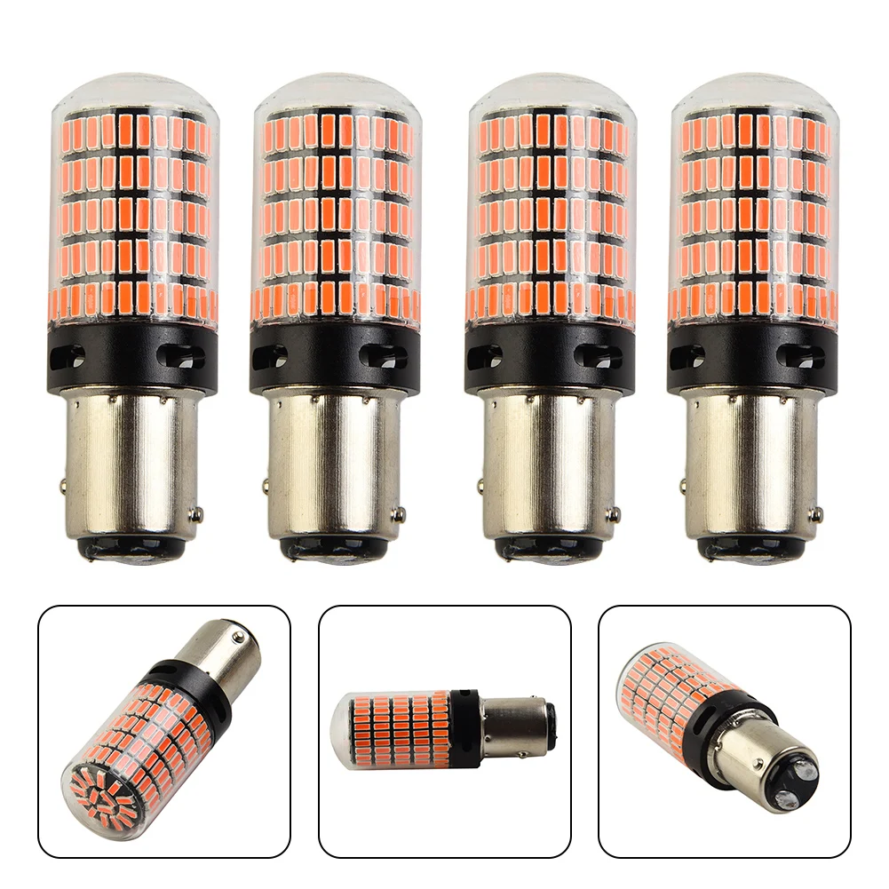 

1157 лампочка, лампочка, 4 шт, 12 В/24 В постоянного тока, красный тормоз для парковки, задний свет, экономит источник питания