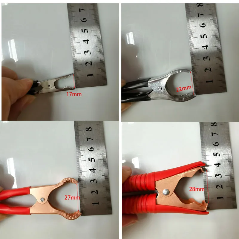 5A/50A/100A Alligator Clips Probe Crocodile Clip Connector Test Lead car Battery Clamps 1 Pairs For Test Electrical DIY Tools alligator clips,electric test clamp,test probes,test clip,test hooks clips,test leads,test cable lead,test cable connector,alligator clip adapter,test lead wire