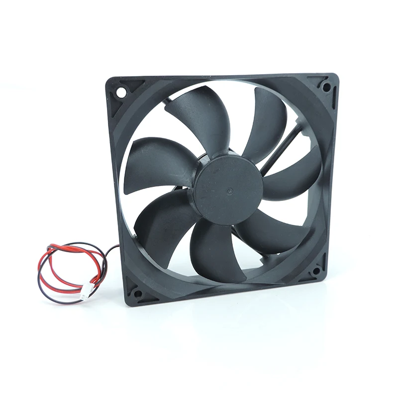 1pcs 120mm 120x25mm 12V 2Pin DC Brushless PC Computer Case Cooling Fan 1300PRM Cooling Radiator Ventilador PC Cooler Master A7