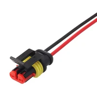 2Pin Waterproof AMP Auto Connector 18AWG Male Female with Wire Quick Disconnect for Truck DJ7021-1.5-11/21 OEM 282080-1/282104-1 6