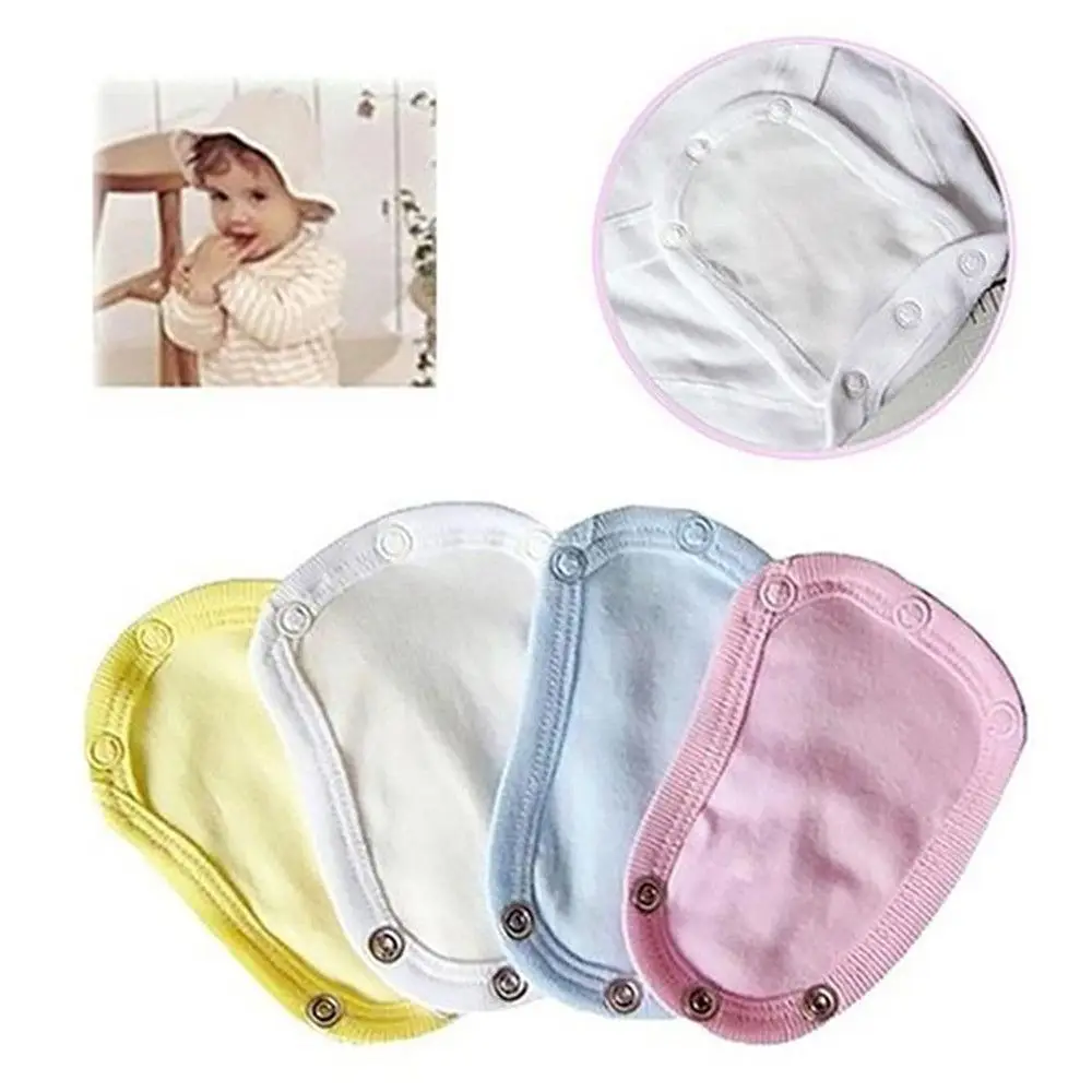 4 Colors New Cotton Bodysuit Extend Jumpsuit Pads Jumpsuit Extend Changing Pads Covers Diaper Lengthen
