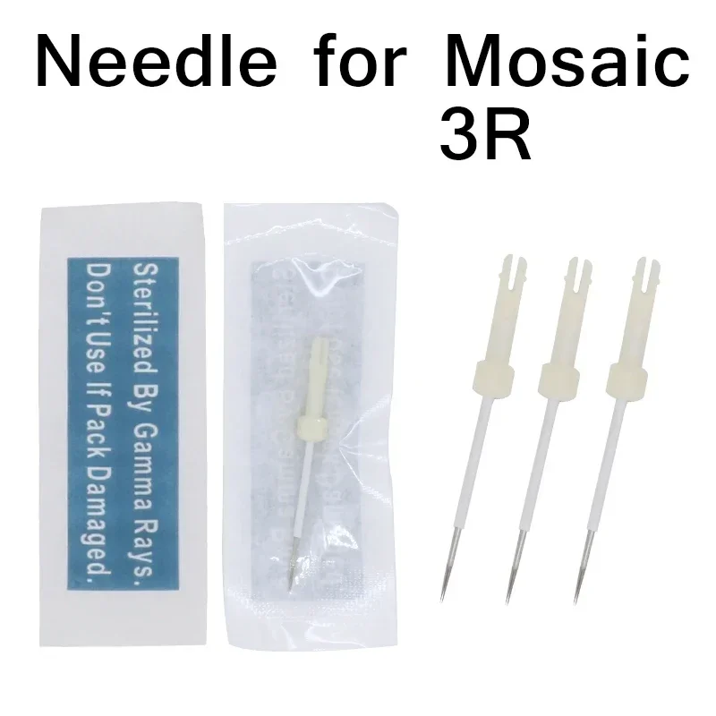 50pcs 3R Card Permanent Makeup Eyebrow Eyeliner Lips Piercing machine Needles for USA Mosaic Tattoo Machine multifunctional specimen mosaic machine double disc polishing dust collectorfloor scrubber carpet cleaning machine