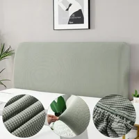 Simple Bedside Cover Elastic Thicken Protection Headboard Case Dust-Proof Nordic Bedroom Bed Cushion Cover House Decoration