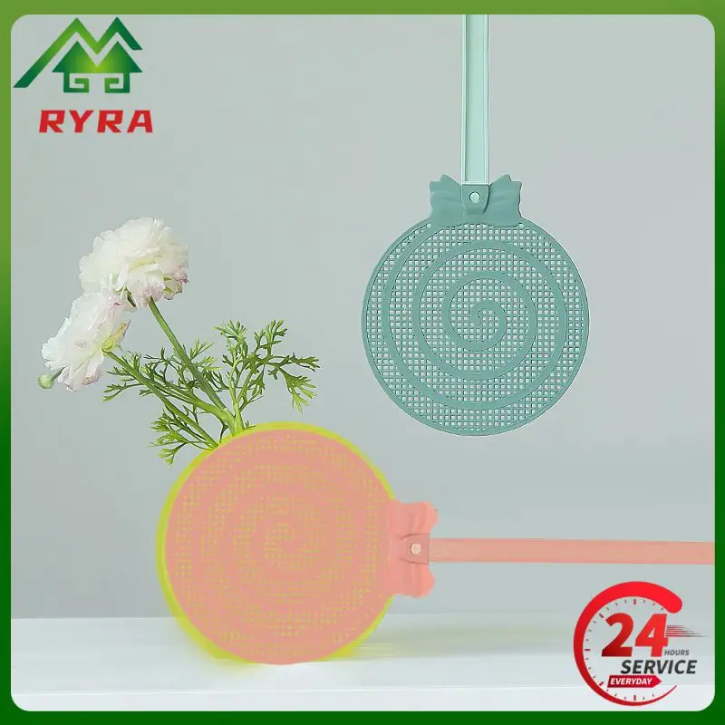 

Mesh Fly Swatter Plastic Long Handle Mosquito Killer Multi-function Manual Pest Control Household Durable Mosquito Swatter