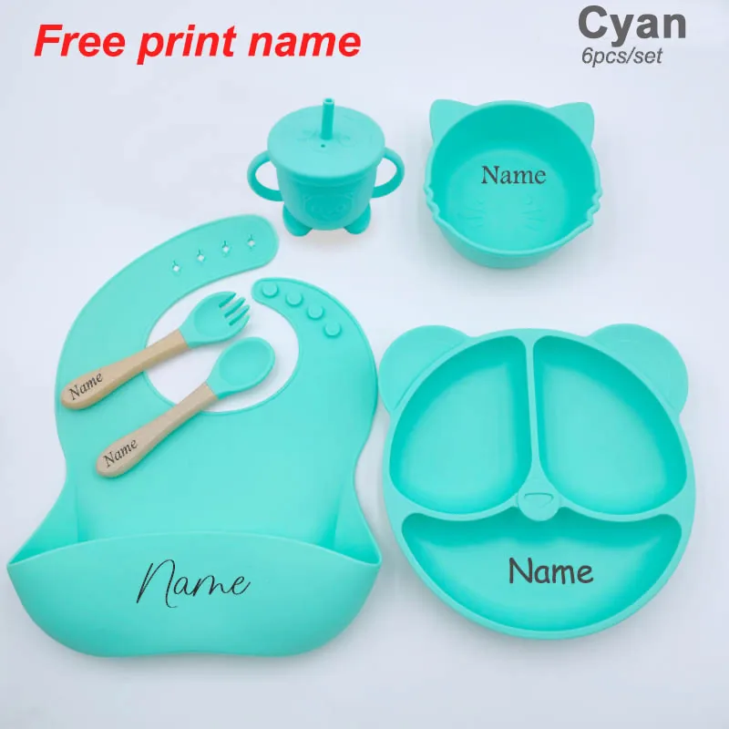 Cyan 6 Pcs