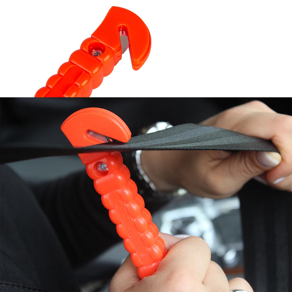2-in-1 Car Safety Hammer with Cutter 5