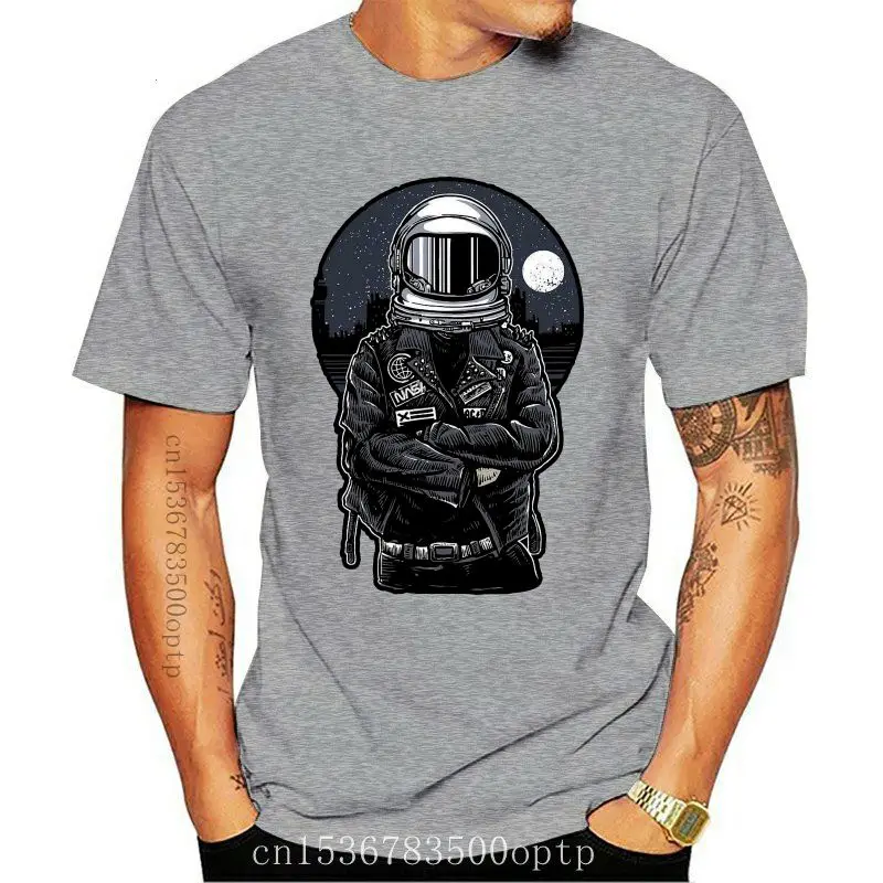 Mens Clothes Astronaut Punk Rock Space Street Art Men's T-Shirt Tee Shirts |