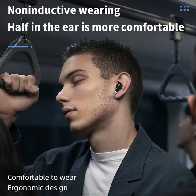 True Wireless Earbuds with Charging Case Wireless Earphones with Touch Screen HiFi Sound Quality Long Battery Life 6