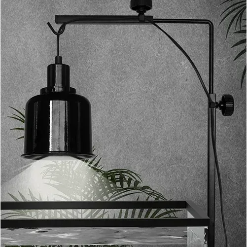 Reptile Heating Lamp Stands Amphibian Lamps Holder Adjustable Extendable Metal Floor Lamp Holders Reptiles Lighting Accessories