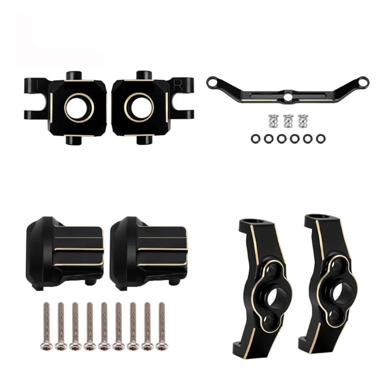 

Solid Brass Upgraded Parts RCShock Covers for 1/18 TRX4M Crawler Car Dropship