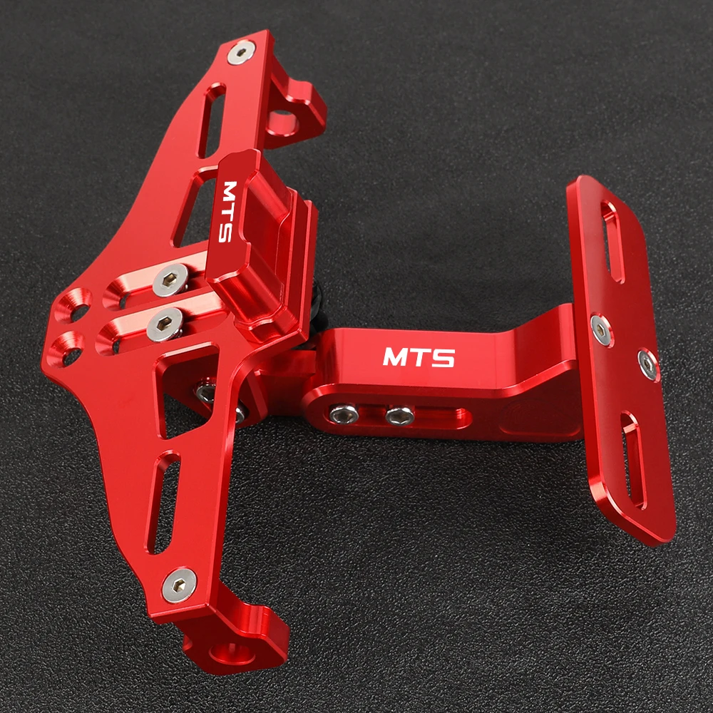 

For DUCADI Multistrada 1100 1200 MTS1100 MTS 1100 S MTS1200 620MTS Fender Eliminator Adjustable License Plate Holder Bracket LED