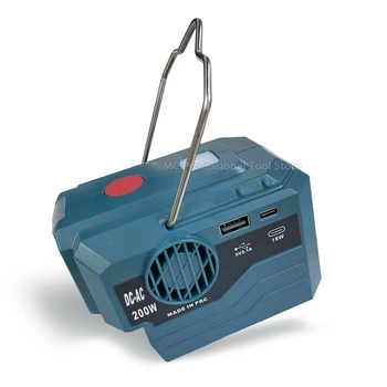 Power INVERTER สําหรับ Makita 18V ถึง 120 V/220 V AC แบบพกพา Modified Sine WAVE อินเวอร์เตอร์เครื่องกําเนิดไฟฟ้า USB,Type-C 1