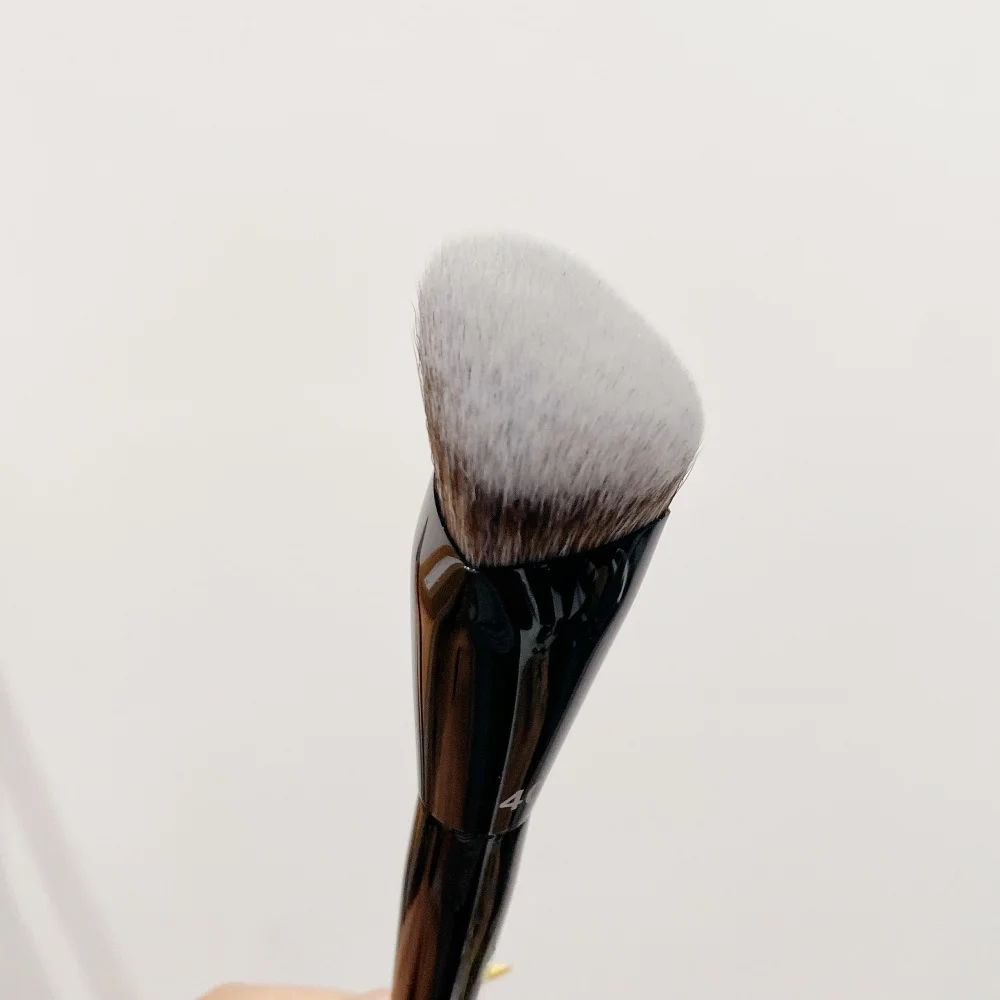 PRO Foundation Brush 40 - Black Flawless Flexible Synthetic Makeup Brush for Liquid and Cream Products