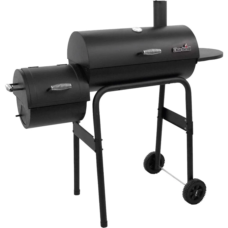 

Char-Broil 12201570-A1 American Gourmet Offset Smoker, Black,Standard bbq grill