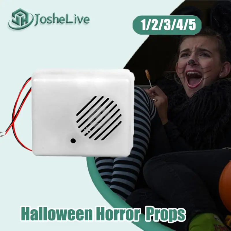Sensore Sonoro Di Halloween Oggetti Di Scena Spaventosi Attivati Dalla Voce Decorazione Di Halloween Sensore Sonoro Altoparlante Da Urlo Puntelli Horr