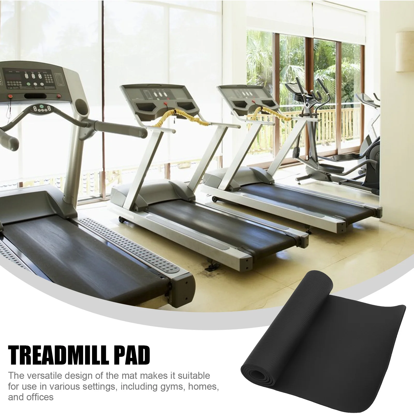 Treadmill Mat Treadmill Floor Rubber cushion Accessory Protector Pad Gym Fitness durable Exercise Equipment sports floor mats