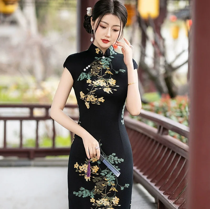 2025 /  ο ߱ Ÿ  Ƿ ߱ ǳ  м  Cheongsam ̵ Qipao