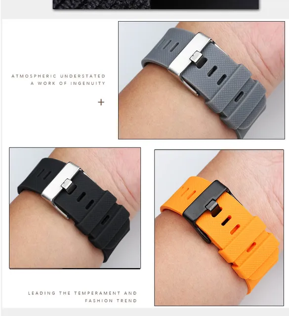 Soft Silicone Bracelet Suitable for Casio small block AE1200