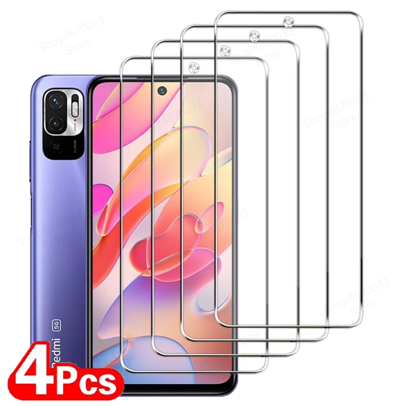 Tempered Glass Screen Protector Redmi Note 9 Pro 4pcs Screen