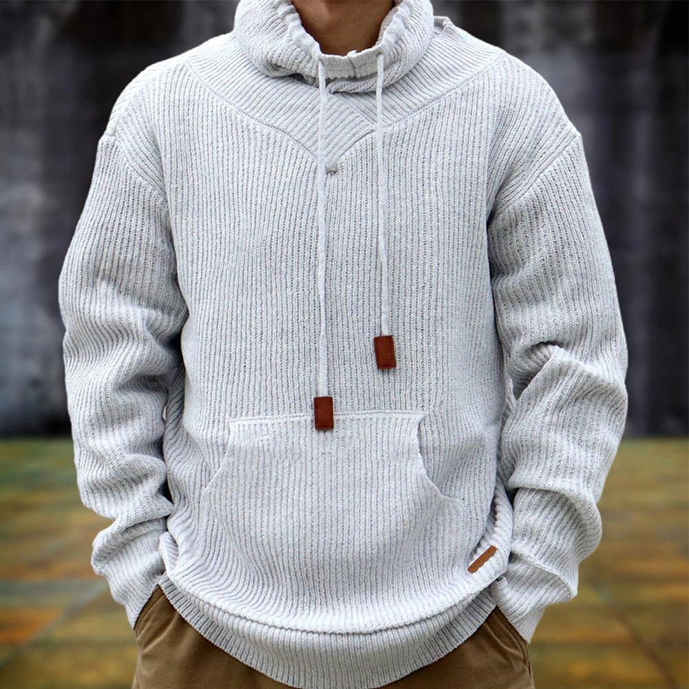 

Men Turtleneck Long Sleeve Sweater Jumper Top Knitwear Pullovers Sweatshirt