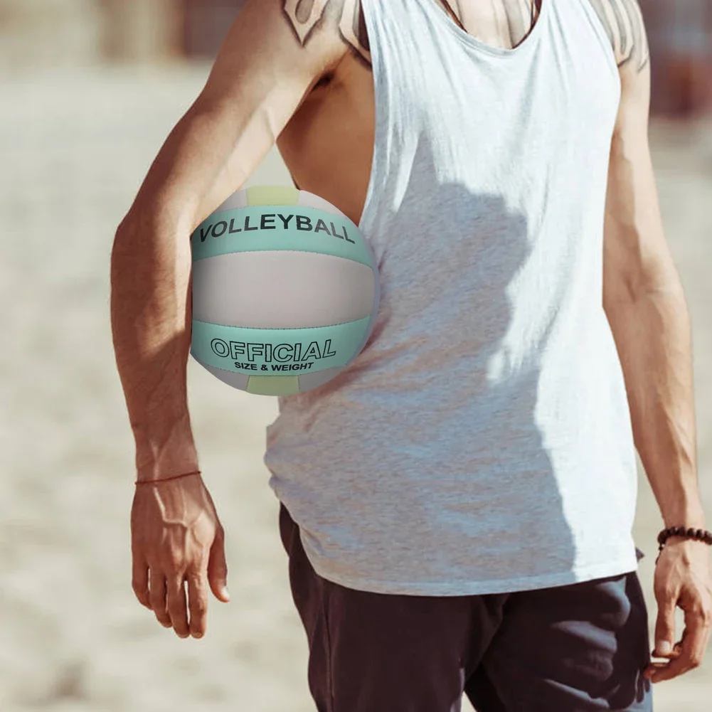 Training Game Volleyball Non-Slip Soft Beach Volleyball Professional Competition for Outdoor Indoor Training Size 5