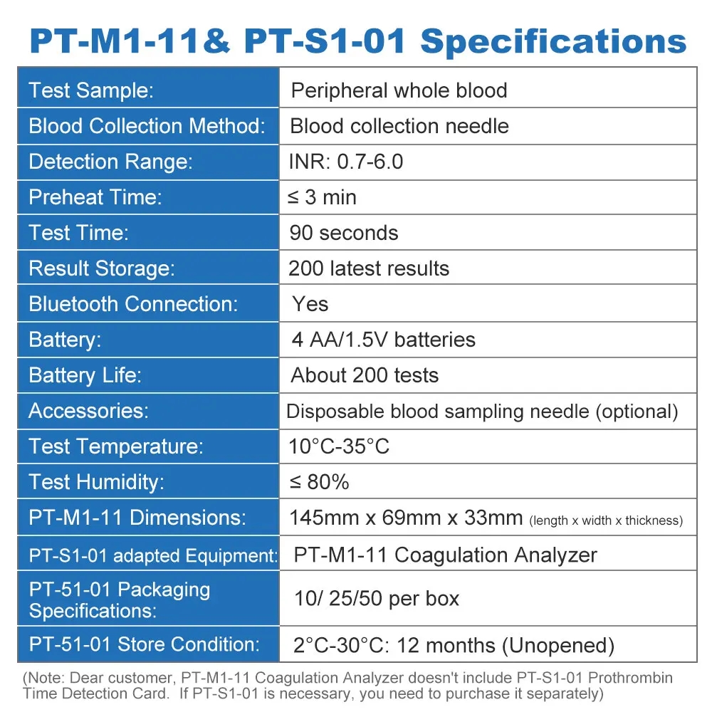LEPU Portable POCT PT/INR Blood Testing Equipment Handheld Rapid Test Blood Coagulation Fingertip Coagulation Analyzer blood test meter medical blood test kit