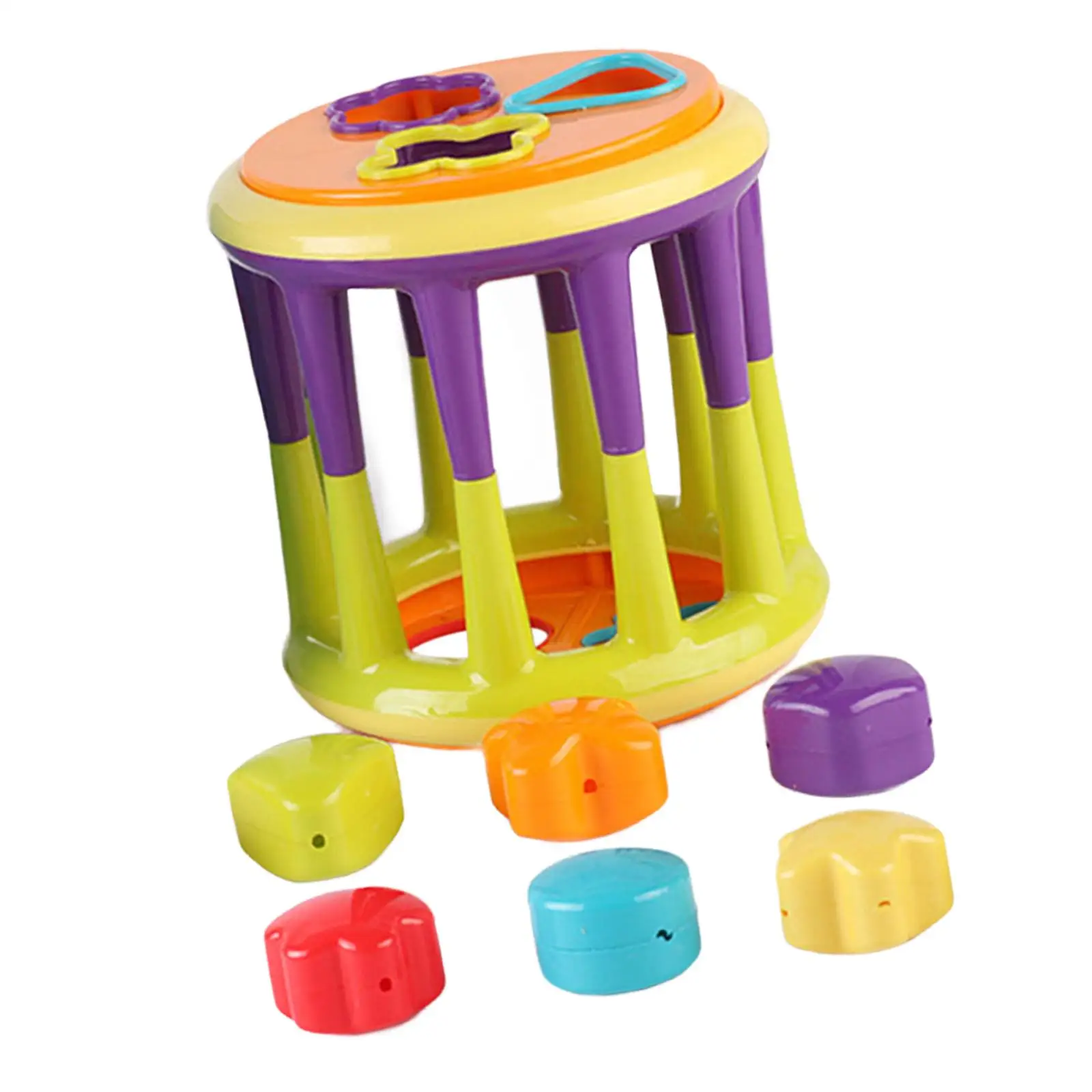 

Shape Sorting Cube Toy Fine Motor Skills Color Sorting Toys for 1+ Year Old Birthday Gifts Baby Boys Girls 6 12 18 Months