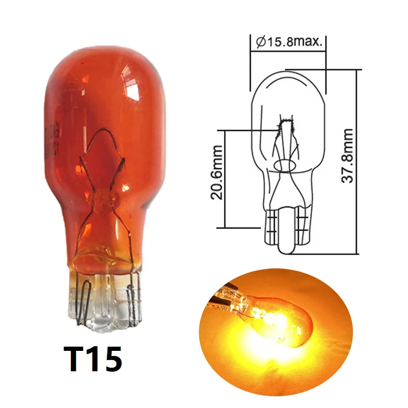 Original Osram 12v W16W 921 T15 Third Brake Light Bulb Made In Slovakia