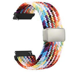 Elegant 22mm Braided Magnetic Watch Band Bracelet - Universal 22mm Strap (Colorful)