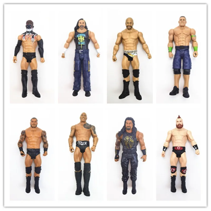 6.5 ''Wwe Aew Dwayne Johnson Nxt Demon Finn Balor Wwe Action Figure Challenge Arena Wrestling Gladiator Moving Figure