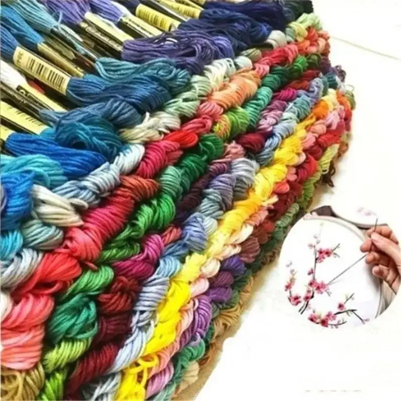 15-200PCs Knitting Handmade Floss Sewing Skeins Craft embroidery thread