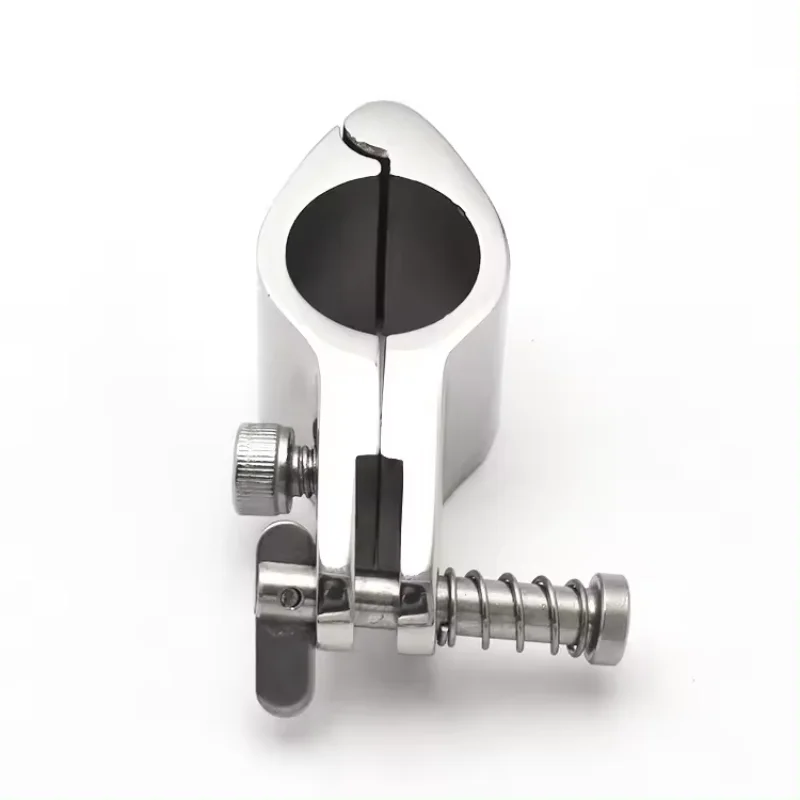 퀵릴리즈 핀이 달린 비미니 상단 힌지 턱 슬라이드 316, 스테인레스 스틸 보트 액세서리, 22mm, 25mm, 30mm, 32mm