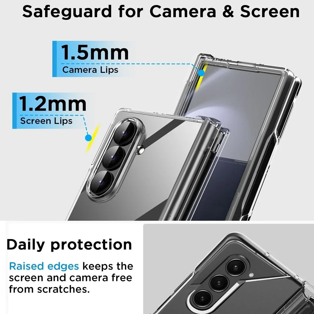 Enhanced Protective Case with S Pen Holder and Screen Protector