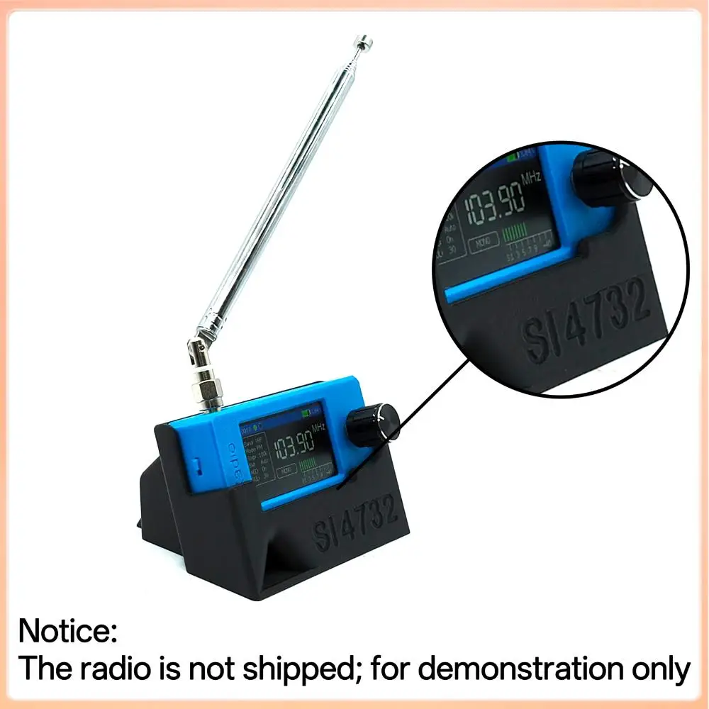 ATS MINI SI4732 DSP 라디오 수신기 케이스(내장형 사운드 가이드 ..