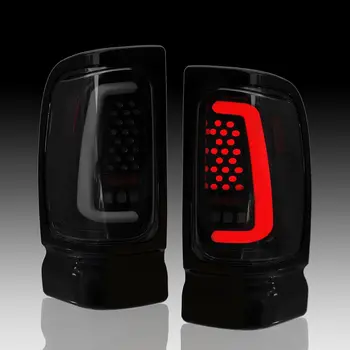 Sequential Full LED Tail Lights Assembly for Dodge 1994-2001 Ram 1500 Dynamic Turn Signal Light for 1994-2002 Ram 2500/3500