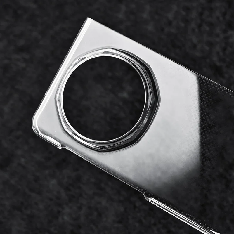 Minimalist Ultra Thin Hard Transparent Phone Case with Camera Lens Protection