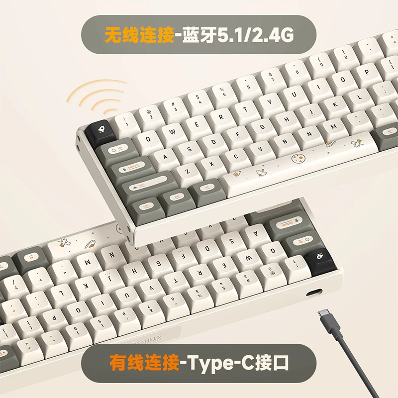 IQUNIX F65 Hitchhiker 無線メカニカルキーボード IQUNIX F65