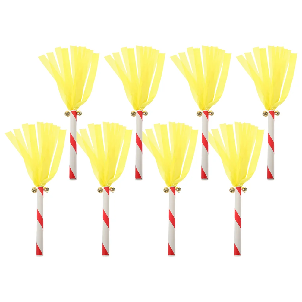 

8 Pcs Cheerleader Party Favors Sports Stick Pompom Thunder Sticks Kindergarten Leading Child