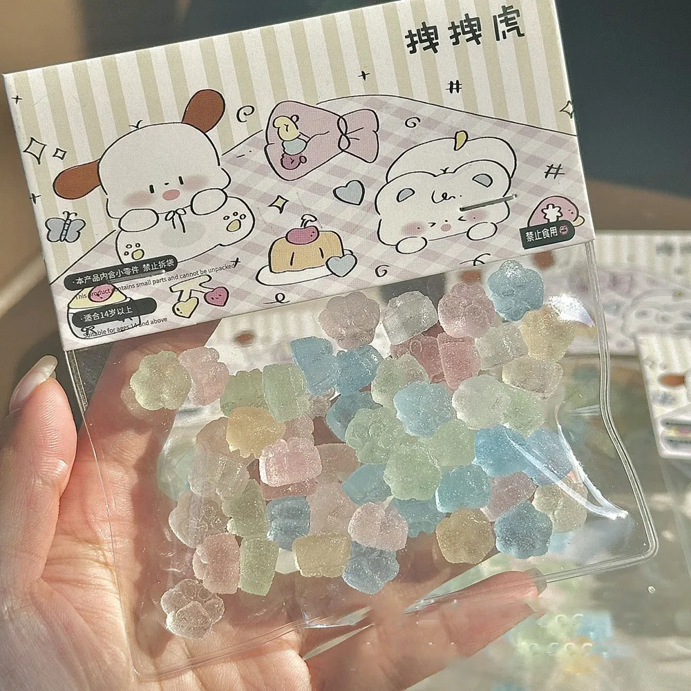 Taba Healing Kawaii Color Iced Macaron Mini Kitten Paw Squeeze Fidget Toys Cute Accessories Girls Kids Squishy Birthday Gifts 4