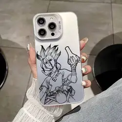 Dr Stone Anime White Candy Matte Phone Case Cover - iPhone 14 Pro (Z1)