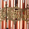 Outdoor Indoor 28 Metal Tube Wind Chime with Copper Bell Large Windchimes for Patio Garden Terrace W3089 4
