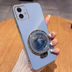 Enhanced Circular Support Plating Phone Case Cover - iPhone X (Grey)