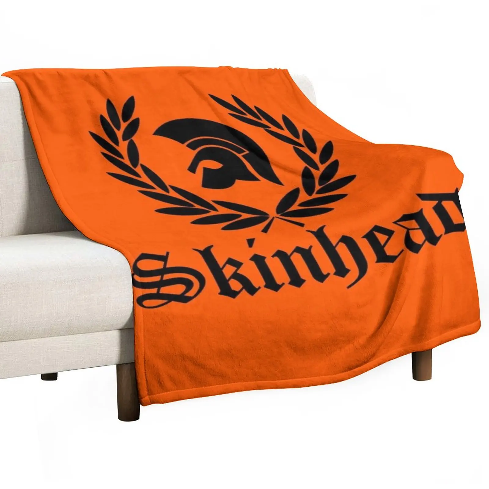 

Skinhead A Message To You Throw Blanket Picnic Blanket sofa