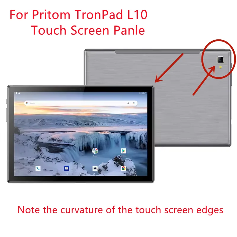 10.1 Inch Black For Pritom TronPad L10 Tablet Capacitive touch