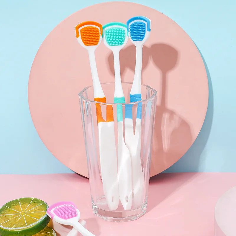 Soft Silicone Tongue Scraper – Oral Cleaner for Fresh Breath
