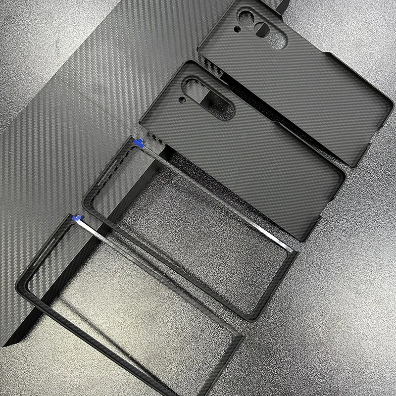本物のアラミドカーボンファイバー製スマホケースカバー Samsung