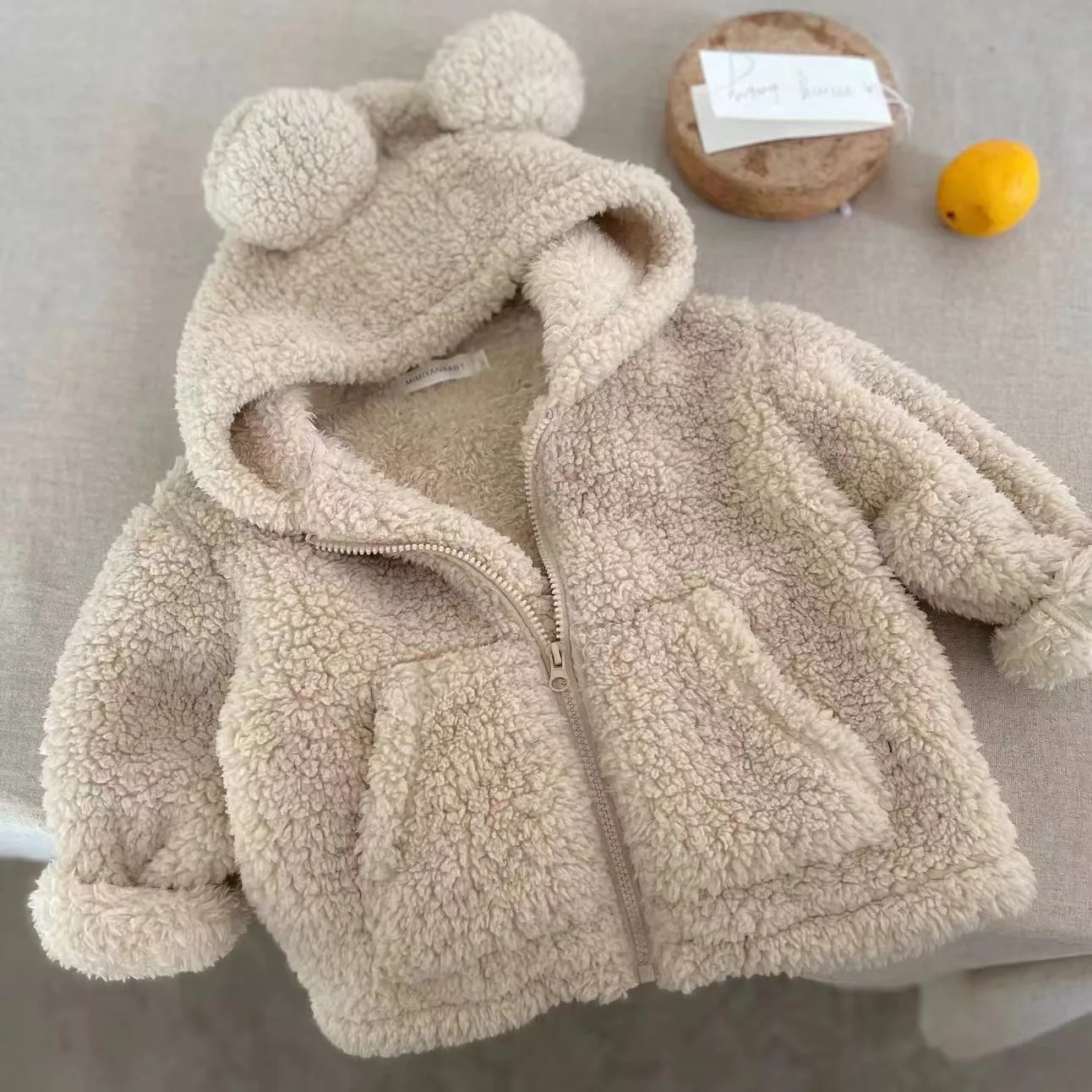 Ircomll New Children Outerwear Baby Long Sleeve Plus Velvet Thick Coat Infant Girl Casual Jacket Toddler Boy Warm Fleece Tops